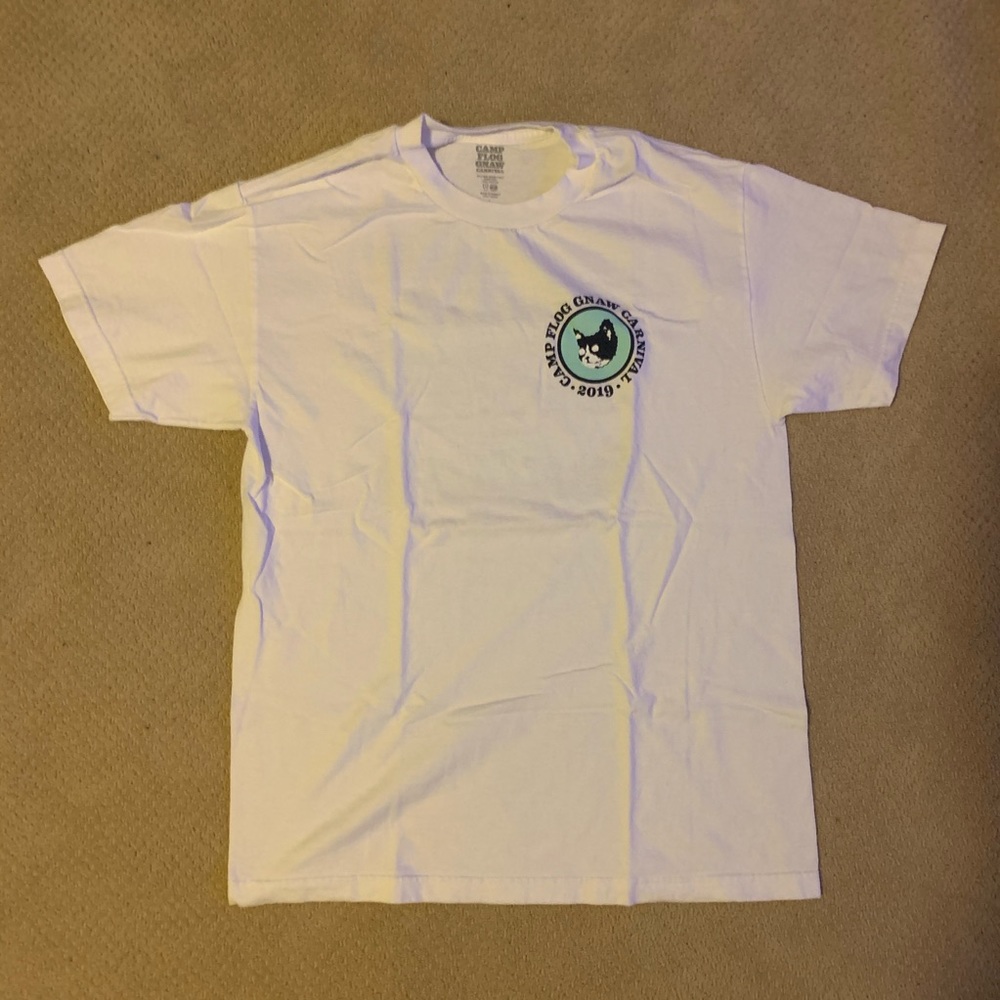 CAMP FLOG GNAW WHITE LINEUP TEE